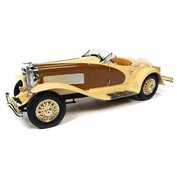DUESENBERG SSJ SPEEDSTER 1935 YUKON GOLD / CHOCOLATE BROWN AUTO WORLD AW-305