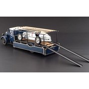MERCEDES-BENZ RACING CAR TRANSPORTER LO 3750 1934-1938 WITH MERCEDES-BENZ W25 T-CAR BUNDLE LIMITE...