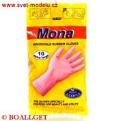 Gumové úklidové rukavice MONA vel. extra large  ( 10 )  D-250040-10