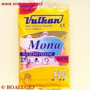 Gumové úklidové rukavice MONA vel. medium  ( 7,5 - 8 )  D-250040-75