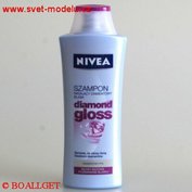 Nivea Diamond Gloss šampon pro vlasy matné, bez lesku 400 ml Nivea D-342082