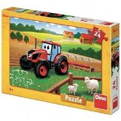 Puzzle Dino Traktor Zetor orba 24 dílků Dino DIN-351622