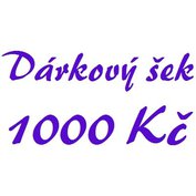 Dárkový šek 1000 Kč elektronický  DSE1000