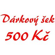 Dárkový šek 500 Kč elektronický  DSE500