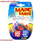 MAGICKÉ GUMIČKY MAGIC BANDS DINOSAUR LAND 12 kusů v balení ZURU H-ZQB12-1