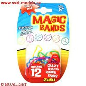 MAGICKÉ GUMIČKY MAGIC BANDS SPORTS MAD 12 kusů v balení ZURU H-ZQB12-5