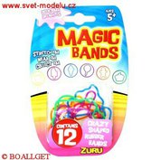MAGICKÉ GUMIČKY MAGIC BANDS DELICIUS DELIGHTS 12 kusů v balení ZURU H-ZQB12-7