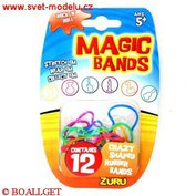 MAGICKÉ GUMIČKY MAGIC BANDS ROCK N ROLL 12 kusů v balení ZURU H-ZQB12-9