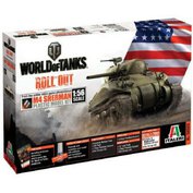 WORLD OF TANKS M4 SHERMAN WITH BONUS CODE ITALERI IT-56503