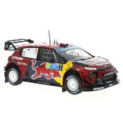 CITROEN C3 WRC No.1 S. OGIER - J. INGRASSIA RALLY MEXICO 2019 IXO Models IXO-24RAL001