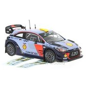 HYUNDAI I20 WRC 2017 RALLY SPAIN WITH TWO DECALS FOR NUMBER 4 AND 5 IXO Models IXO-RAM645B