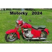 Kalendář nástěnný A4 MOTORKY 2024  KAL-MOT