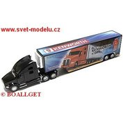 KENWORTH T700 BLACK w/ CONTAINER PRINT KINTOY KS-KT1302DB