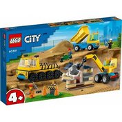 LEGO CITY 60391 VOZIDLA ZE STAVBY A DEMOLIČNÍ KOULE LEGO LE-60391 5702017416465