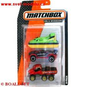 AUTÍČKO MATCHBOX 3-PACK Matchbox MA-C3713-0712-1