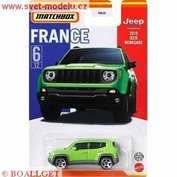 AUTÍČKO MATCHBOX BEST OF FRANCE JEEP RENEGADE 2019 Matchbox MA-HFH73 AUTÍČKO MATCHBOX BEST OF FRANCE JEEP RENEGADE 2019 Matchbox MA-HFH73