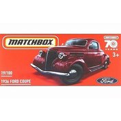 AUTÍČKO MATCHBOX HLD79 DRIVE YOUR ADVENTURE FORD COUPE 1936 Matchbox MA-HLD79