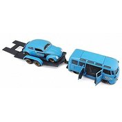 VOLKSWAGEN VAN SAMBA WITH VOLKSWAGEN BEETLE Maisto MAIS-32752 VOLKSWAGEN VAN SAMBA WITH VOLKSWAGEN BEETLE Maisto MAIS-32752