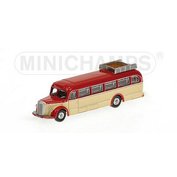 MERCEDES-BENZ O6600 BUS 1950 RED/CREAM L.E. 3000 pcs Minichamps MC-169038080