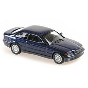 BMW 3-SERIES COUPE 1992 BLUE METALLIC MAXICHAMPS MC-940023321