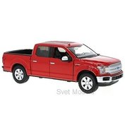 FORD F-150 LARIAT CREW CAB 2019 RED MOTORMAX MOT-79363R