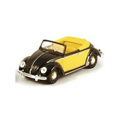 VOLKSWAGEN COCCINELLE CABRIO 1949 BLACK/YELLOW Norev NO-840010 VOLKSWAGEN COCCINELLE CABRIO 1949 BLACK/YELLOW Norev NO-840010