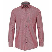 Pánská košile Casa Moda Comfort Fit červená dlouhý rukáv vel. 3XL - 8XL (48 - 58) Casa Moda