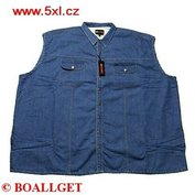 Pánská riflová vesta JEANS s kožíškem modrá 23355/202 Kamro ODE-KAM-23355-202 Pánská riflová vesta JEANS s kožíškem modrá 23355/202 Kamro ODE-KAM-23355-202