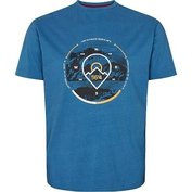 Pánské tričko s potiskem NORTH 56°4  33116 modré 4XL - 10XL krátký rukáv NORTH 56°4