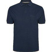 Pánské tričko s límečkem - polokošile tmavě modrá NORTH 56°4 krátký rukáv 4XL - 8XL NORTH 56°4