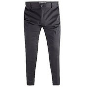 Pánské společenské kalhoty černé elastické stretch 2XL - 6XL Duke ODE-P20152