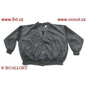 Pánská bunda manžestrová  4XL šedá  ODE-P35005