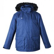 Pánská zimní funkční bunda - parka Deproc Dawson šedo-modrá vodní sloupec 8000 mm 3XL až 4XL Deproc