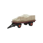CANVASSED TRAILER MAROON  / RED OXFORD OXF-76CTR002