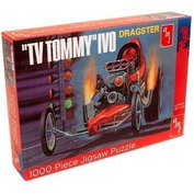 PUZZLE AMT 1000 dílků DRAGSTER TV TOMMY IVO AUTO WORLD PAMT-04751