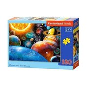 PUZZLE CASTORLAND 018345 180 dílků PLANETY Trefl PCA-018345 5904438018345