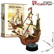 PUZZLE 3D CUBIC FUN T4031H PLACHETNICE SANTA MARIA 1492-1493 CUBICFUN 3D PUZZLE PCF-T4031H