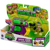 ŽELVY NINJA HELF-SHELL HEROES RIPPIN RIDER WITH DONATELLO PLAYMATES PLAY-96702