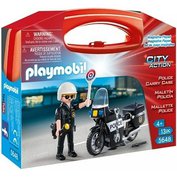 PLAYMOBIL CITY ACTION 5648 KUFŘÍK POLICISTA S MOTOCYKLEM PLAYMOBIL PLM-5648 4008789056481