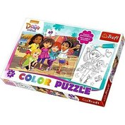 DORA PUZZLE TREFL 36512 S OMALOVÁNKAMI 2x40d.  Trefl PTR-36512 5900511365061