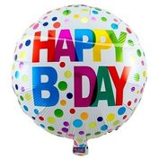 NAFUKOVACÍ BALÓNEK FOLIOVÝ HAPPY BDAY 45 cm PZ-64300 8714572631891 NAFUKOVACÍ BALÓNEK FOLIOVÝ HAPPY BDAY 45 cm PZ-64300 8714572631891