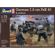 REVELL 02531 GERMAN 7,5 cm PAK 40 SOLDIERS Revell RE-02531