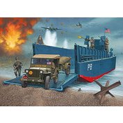 LCM3 50ft. Landungsboot & Jeep + Trailer Revell RE-03000