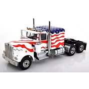 KENWORTH W900 STARS & STRIPES WHITE / BLUE / RED ROAD KINGS RK-180125