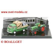 Set Fend Farmer 2 S & VW T2a "Westfalia"pick-up Schuco SCH-02877