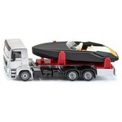 SIKU 2715 MAN LKW S MOTOROVÝM ČLUNEM FRAUSCHER MIRAGE 747 SIKU SK-2715 4006874027156 SIKU 2715 MAN LKW S MOTOROVÝM ČLUNEM FRAUSCHER MIRAGE 747 SIKU SK-2715 4006874027156