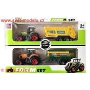 FARM SET 2-PACK TRAKTOR S PŘÍVĚSEM Dickie SQ90222-6B