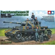 TAMIYA 25209 PANZERKAMFWAGEN IV AUSF. w/ MOTORCYKLE Tamiya TA-25209 4950344252091