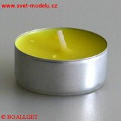 Svíčka čajová CITRON vonná v hliníkovém kelímku  VS-015750