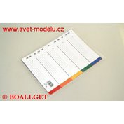 Rejstřík A4 PVC 5 barev  VS-11115